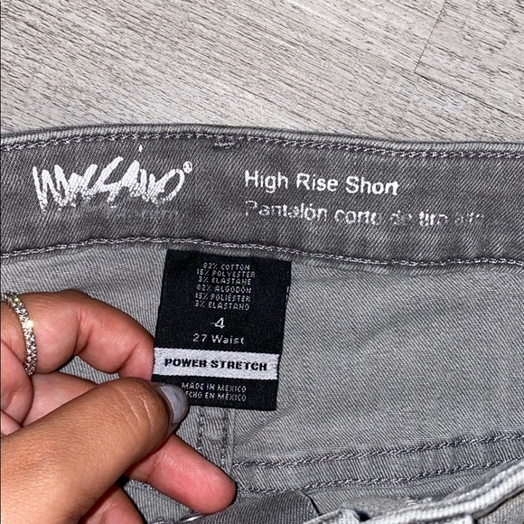 Grey High Rise Short - Picture 3 of 3